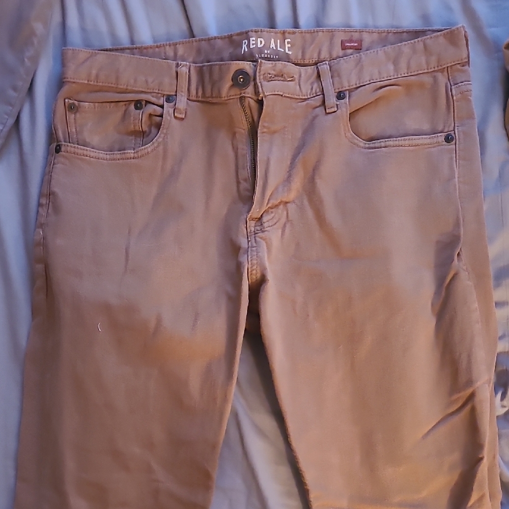 Red Ale Men's Tan Straight Jeans